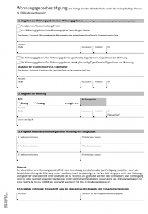 Wohnungsgeberbescheinigung