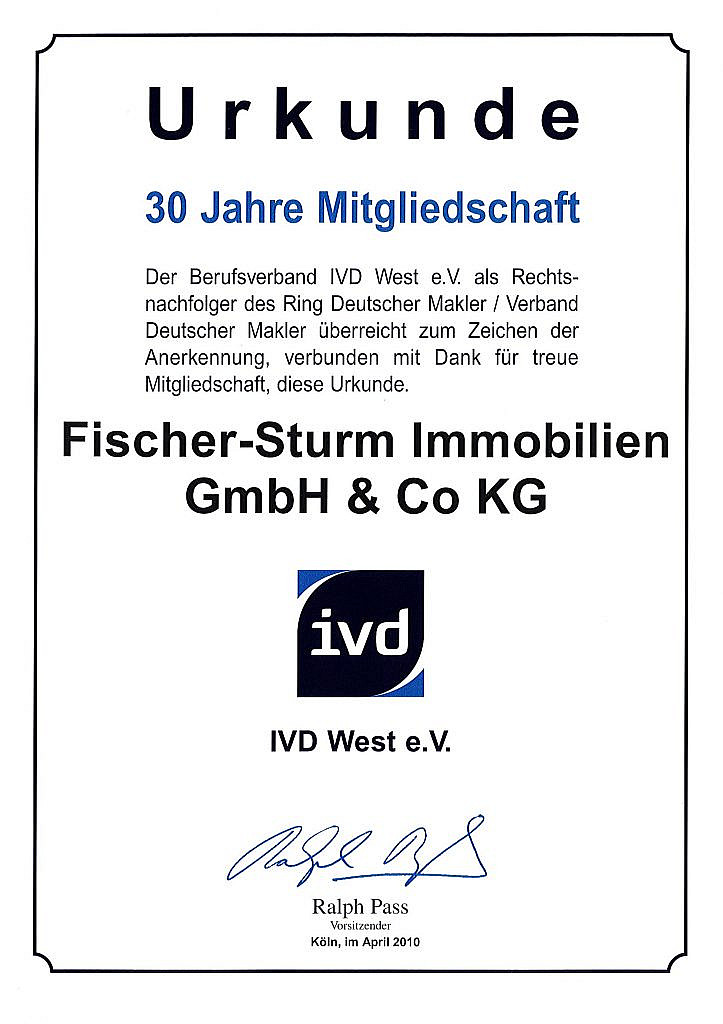 Urkunde IVD